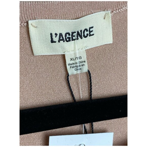 L'Agence NWT $325 Jocelyn Cutout Sweater in Petal Country Pink Women;s Sz XL - Picture 3 of 7